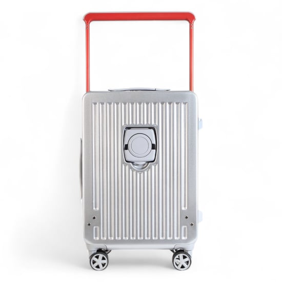Hartschalenkoffer in Silber von Rimowa inspiriert, TSA-Kabinengepäck, langlebiger Spinner-Koffer - Image 4