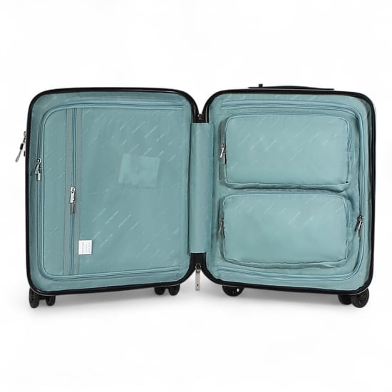 Robuster EasyJet Ryanair Handgepäck-Reisekoffer, 39 x 26 x 51,5 cm, vorne offen, Schwarz - Image 6
