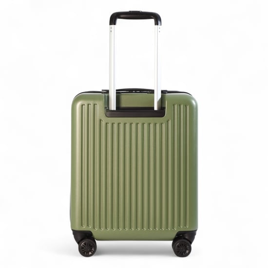 Robuster EasyJet Ryanair Handgepäck-Reisekoffer, 39 x 26 x 51,5 cm, Olivgrün, vorne offen - Image 6