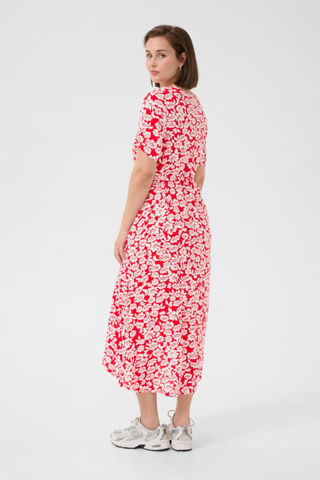 Kleid KAbeathe A-shape white red - Image 3