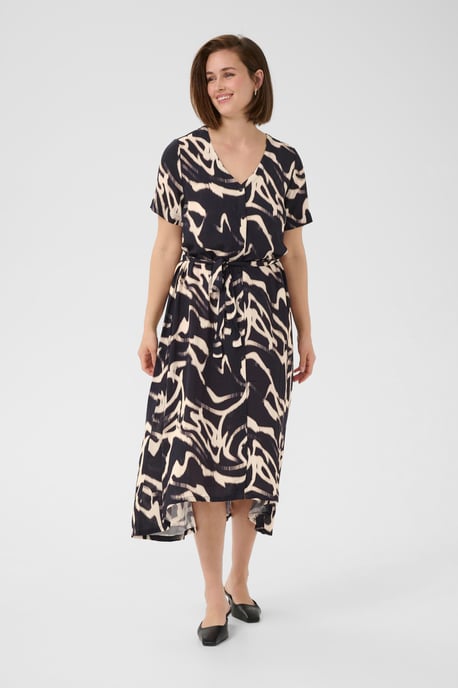 Kleid KAbeathe A-shape black offwhite - Image 2