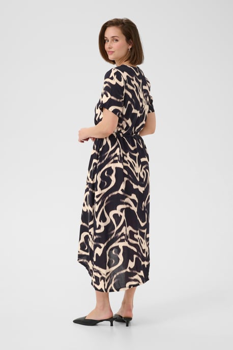 Kleid KAbeathe A-shape black offwhite - Image 3