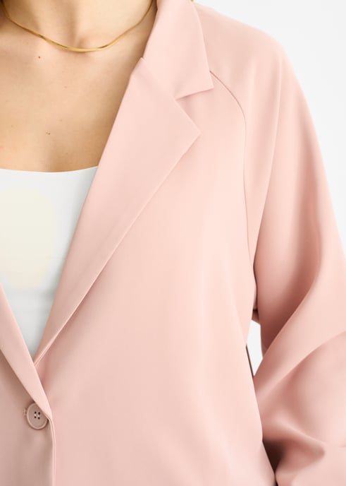 Blush Taillierter Blazer in Übergröße - Image 2