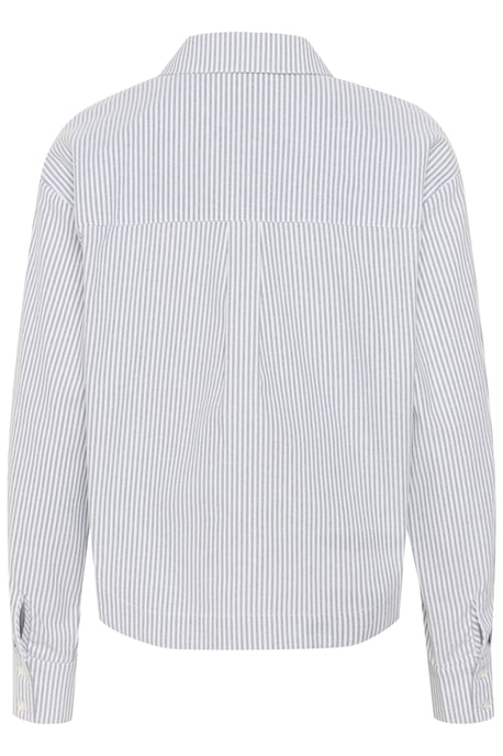 Langarm - Hemd KAosita Loose fit white black - Image 5