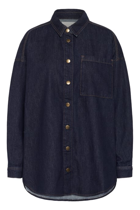 Langarm-Hemd MaloMW Box fit dark blue - Image 4