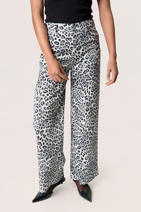 Pants Suiting SLSandja Gerade Passform animal - Image 2