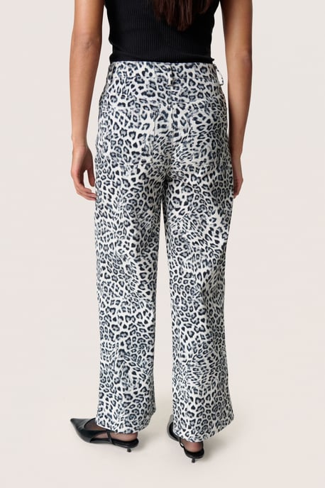 Pants Suiting SLSandja Gerade Passform animal - Image 3