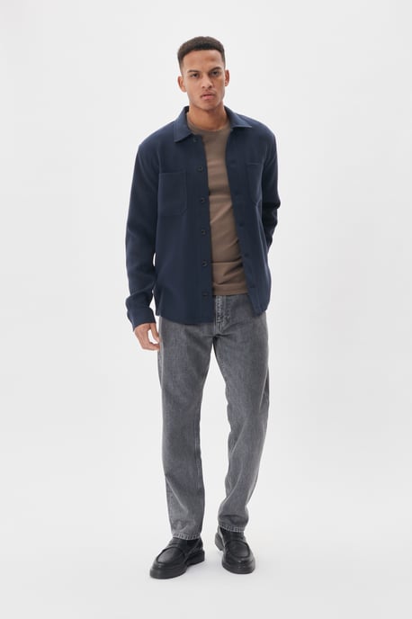 Overshirts MApelton Gerade Passform dark navy - Image 1