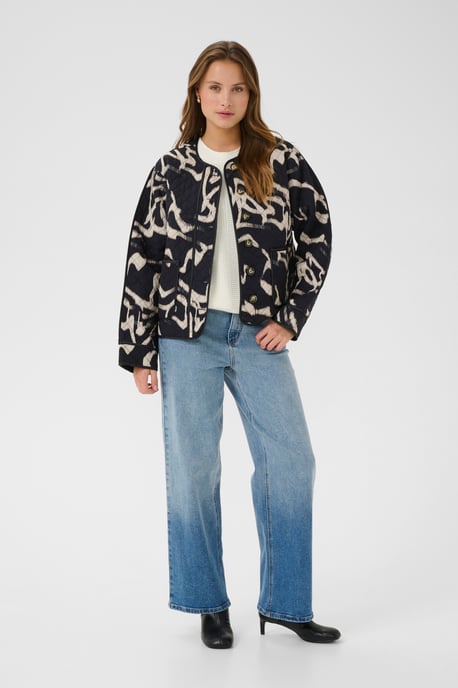 Jacke KAkayla Loose fit black offwhite - Image 1
