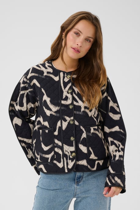 Jacke KAkayla Loose fit black offwhite - Image 3