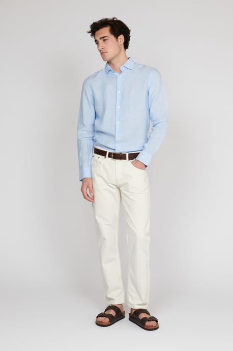 Langarm - Hemd MAmarc Gerade Passform blue - Image 1