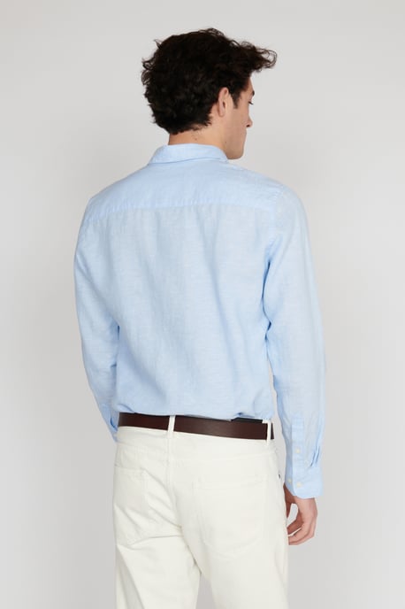 Langarm - Hemd MAmarc Gerade Passform blue - Image 5