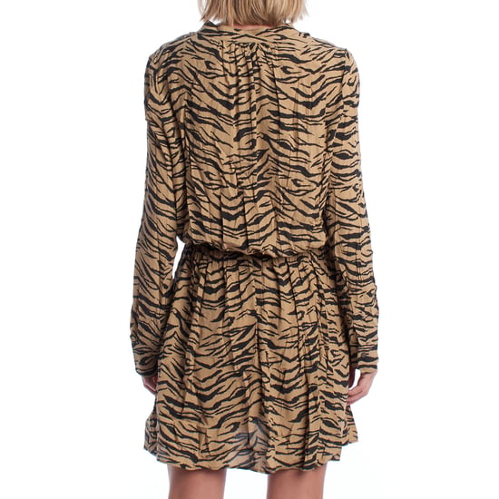 Bedrucktes kurzes Damenkleid WWDR01157 - Image 4