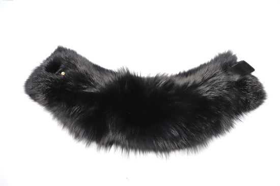 Gucci-Schal aus schwarzem Fuchspelz - Image 3