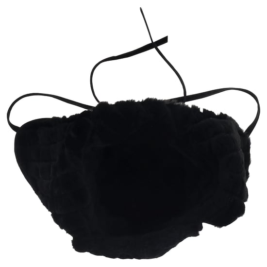 Chanel Stepphut aus schwarzem Lammleder-Schaffell - Image 3