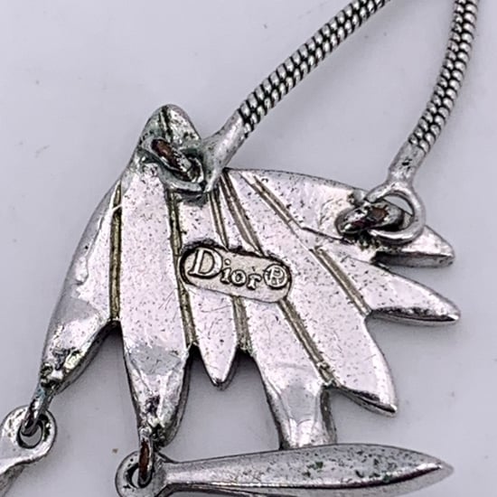 Dior Vintage Metall-Halskette - Image 5