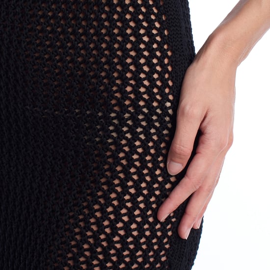 KWDR00165 Langes Häkelkleid mit durchbrochener Stickerei für Damen - Image 2
