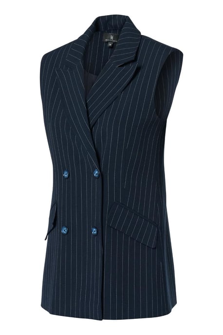 Weste Chloe Marineblau / Off-White - Image 4