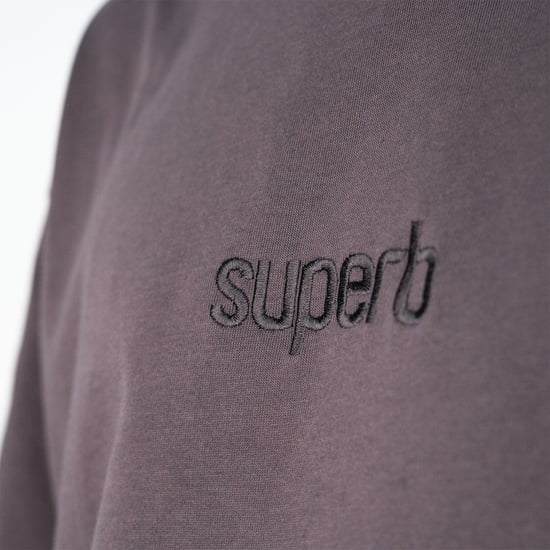 Superb Oversize Kurzarm-T-Shirt für Herren, Modell 3900 - Grau - Image 2