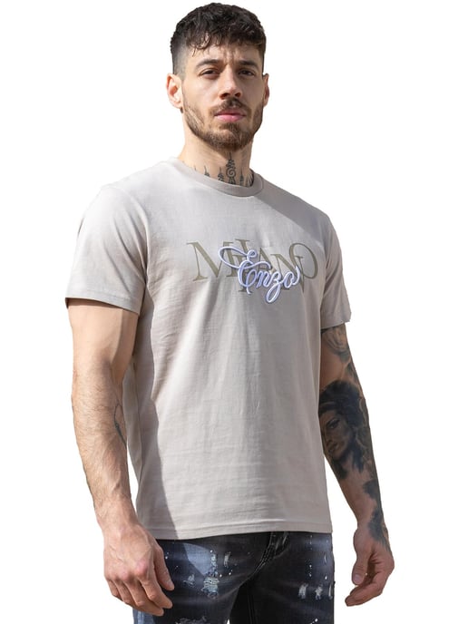 Enzo Milano | Herren-T-Shirt mit Rundhalsausschnitt und Print - Image 2