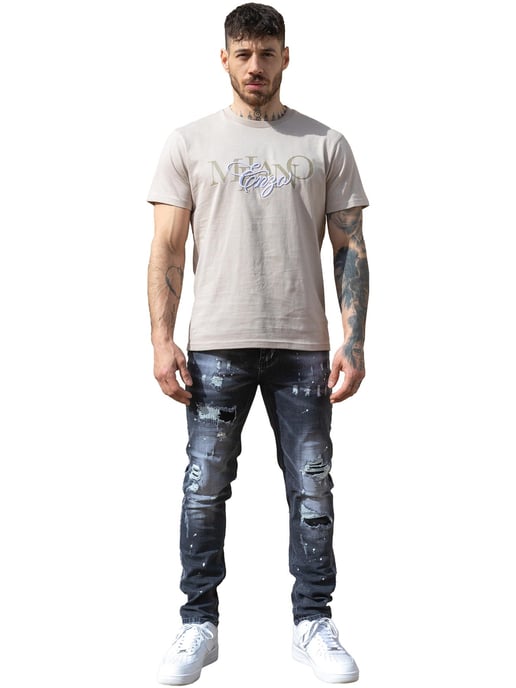 Enzo Milano | Herren-T-Shirt mit Rundhalsausschnitt und Print - Image 3