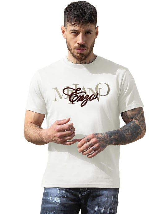 Enzo Milano | Herren T-Shirt mit Rundhalsausschnitt - Image 1