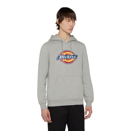 Dickies Icon Logo Hoodie Unisex Erwachsene Grauer Kapuzenpullover - Image 1