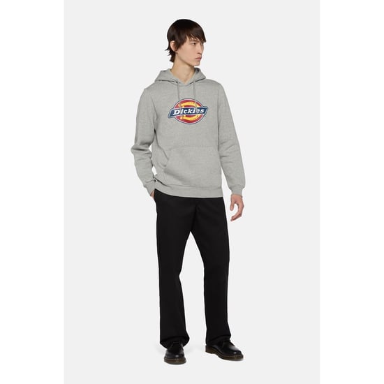 Dickies Icon Logo Hoodie Unisex Erwachsene Grauer Kapuzenpullover - Image 3