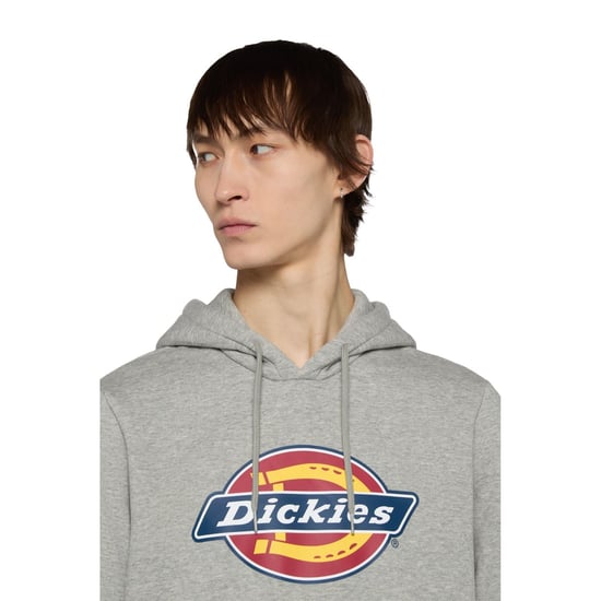 Dickies Icon Logo Hoodie Unisex Erwachsene Grauer Kapuzenpullover - Image 6