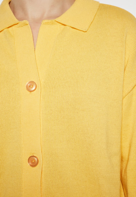 Mymo Strickjacke Frauen gelb - Image 3