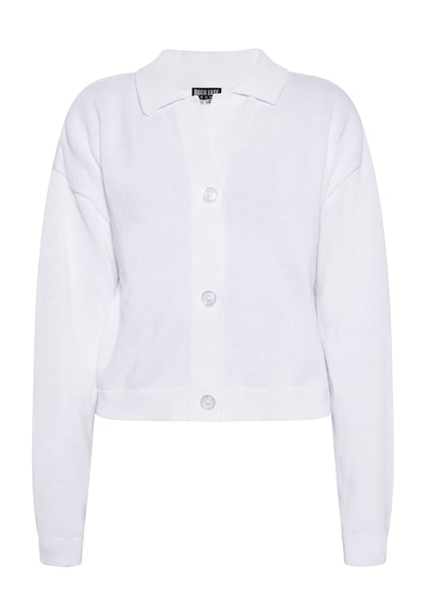 Mymo Strickjacke Frauen weiss - Image 1