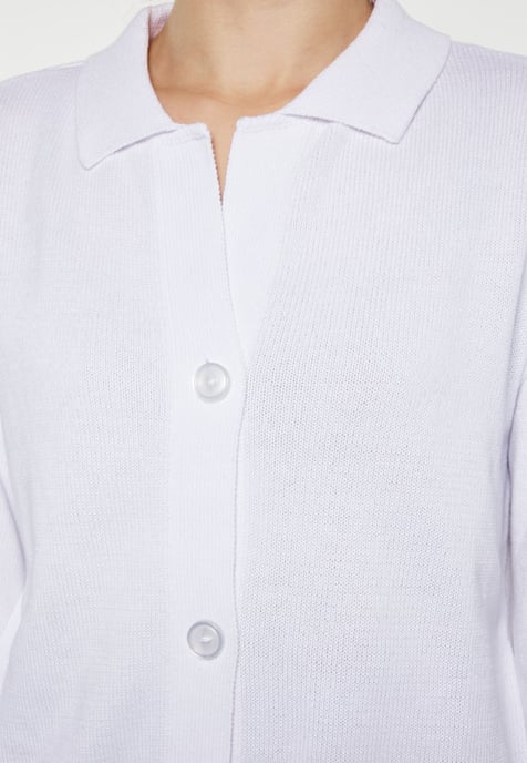 Mymo Strickjacke Frauen weiss - Image 3