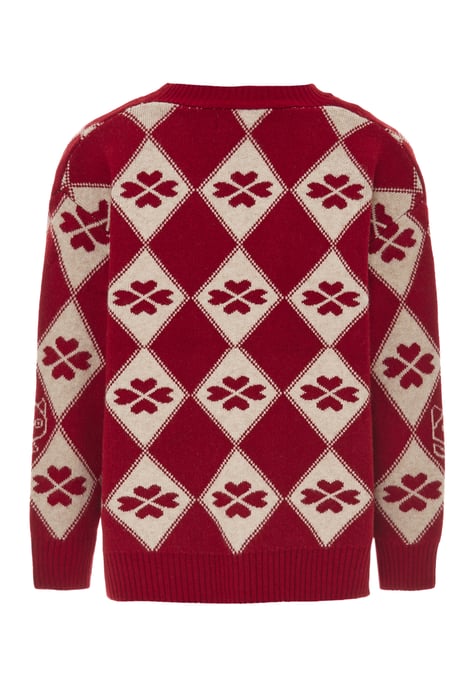Mymo Strickjacke Frauen verrottetes Wollweiß - Image 2