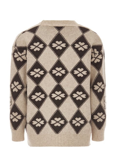 Mymo Strickjacke Frauen Wollweiss tauoe - Image 2