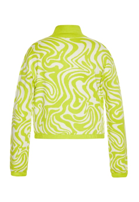 Mymo Pullover Frauen WOLLWEISS LIMETTE - Image 2