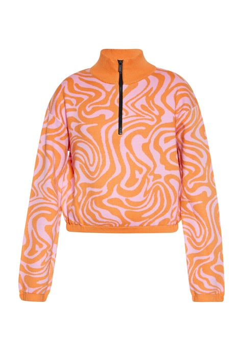 Mymo Pullover Frauen rosa-orange - Image 1