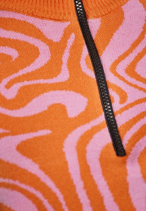 Mymo Pullover Frauen rosa-orange - Image 3