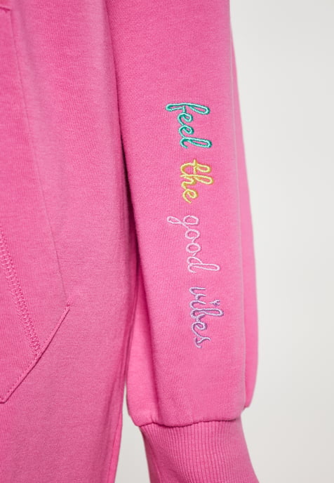 Mymo Kapuzenpullover Frauen Rosa - Image 3