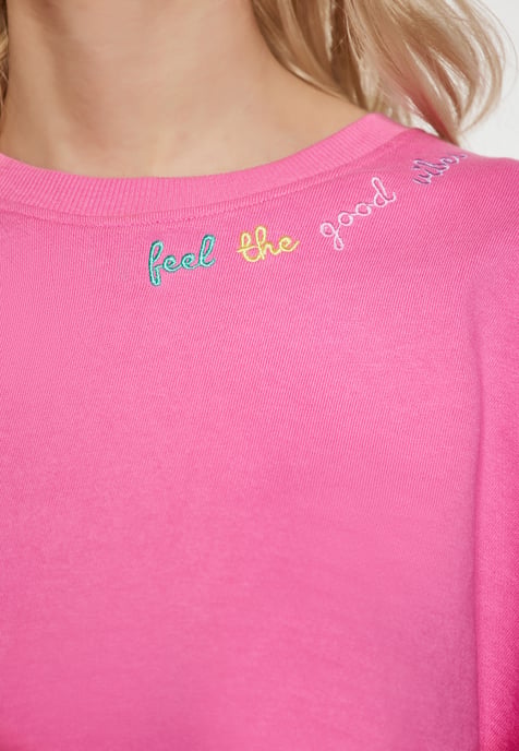 Mymo Sweatshirt Frauen Rosa - Image 3