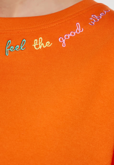 Mymo Sweatshirt Frauen orange - Image 3