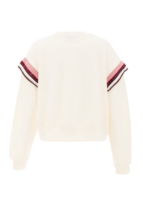 Mymo Sweatshirt Frauen Wollweiß - Image 2