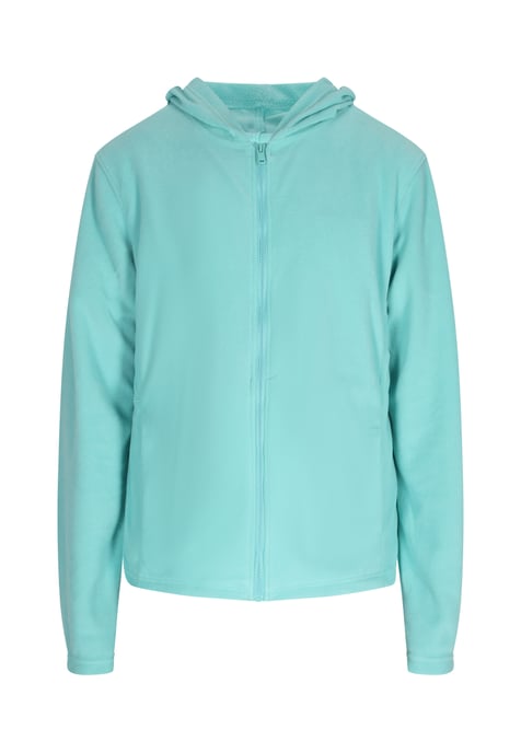 Dreimaster Fleecejacke Männer türkis - Image 1