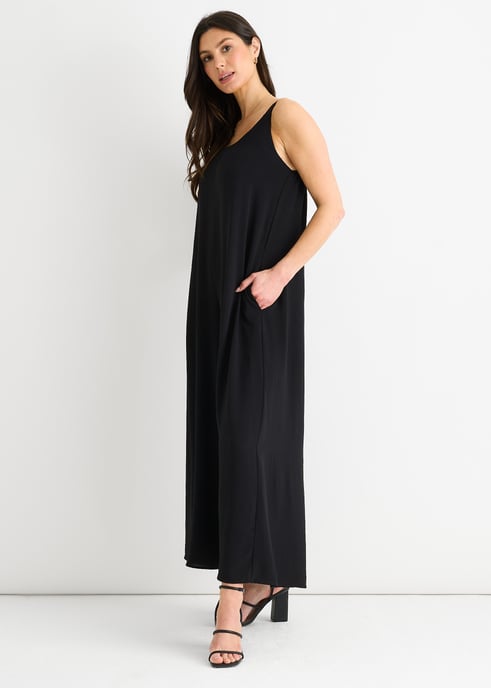 Schwarzer Air Flow Riemchen-Overall mit weitem Bein - Image 3