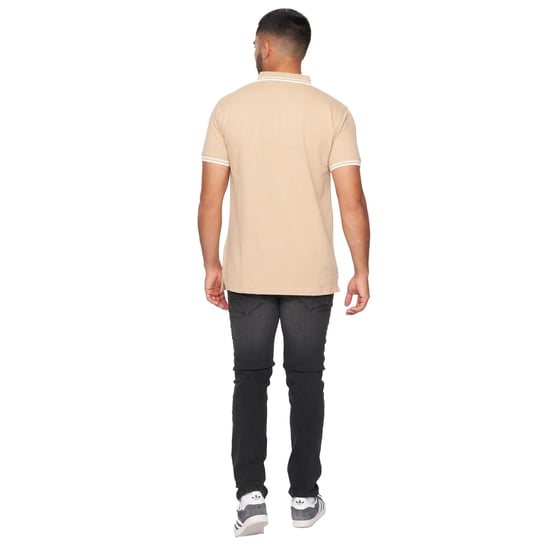 One True Saxon Dexon Herren Sand Polohemd - Image 2