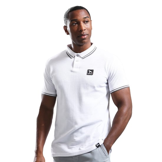 One True Saxon Dexon Herren Weißes Poloshirt - Image 1