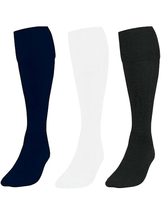 3er-Pack Kinder-Fußball-Socken - BLK/NVY/WHT - Image 1