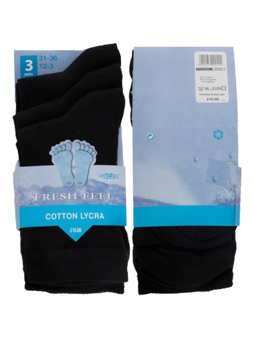 12 Pack Kinder Schwarz Schule Socken - Image 4