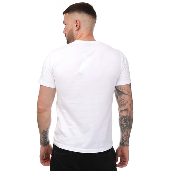 One True Saxon Forever Herren T-Shirt in Weiß - Image 2