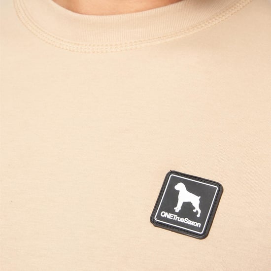 One True Saxon Dexon Herren Sand T-Shirt - Image 3
