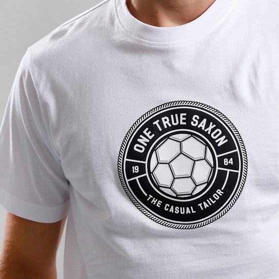 One True Saxon Baller Herren Weißes T-Shirt - Image 3